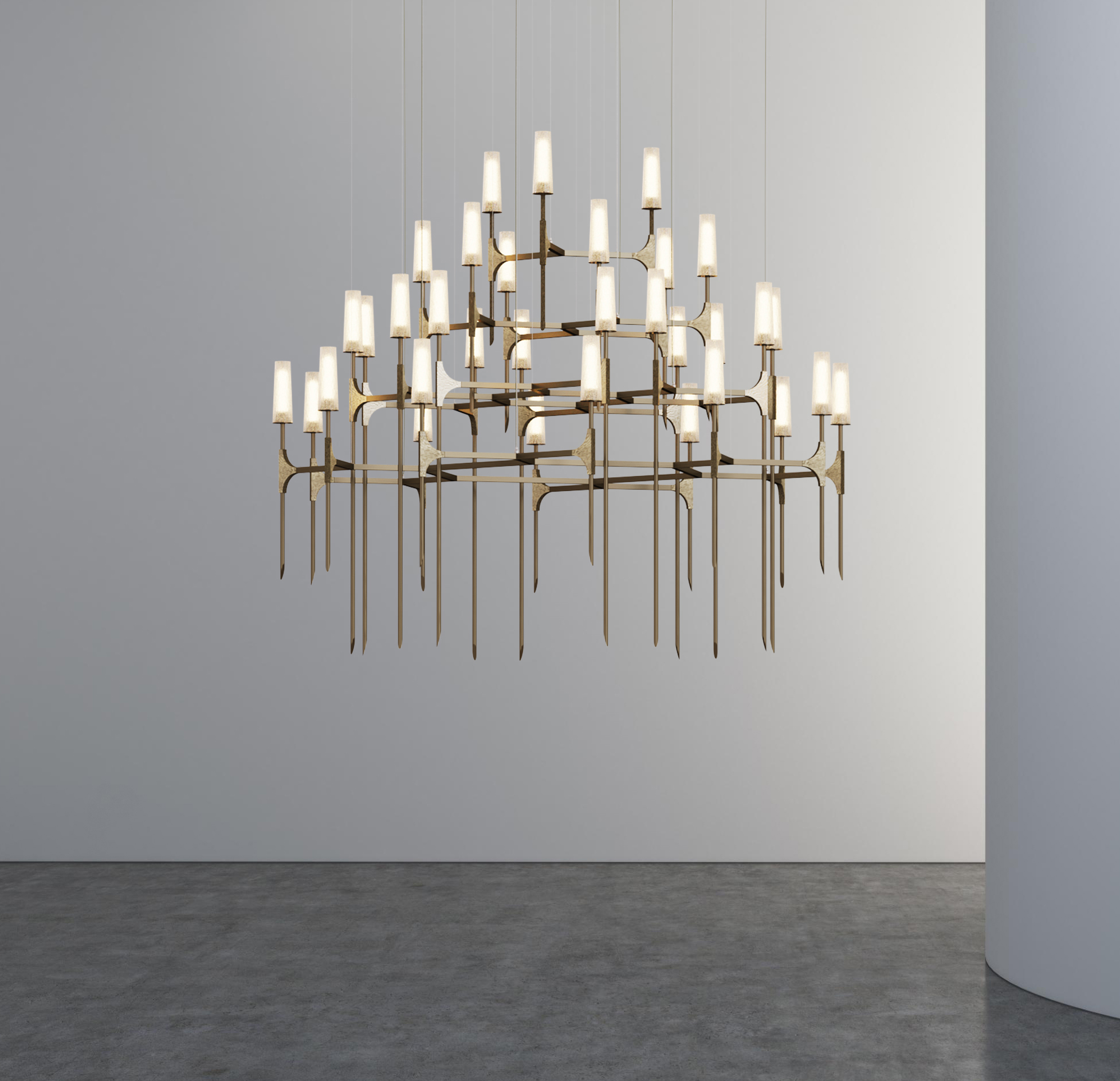 Torch Chandeliers