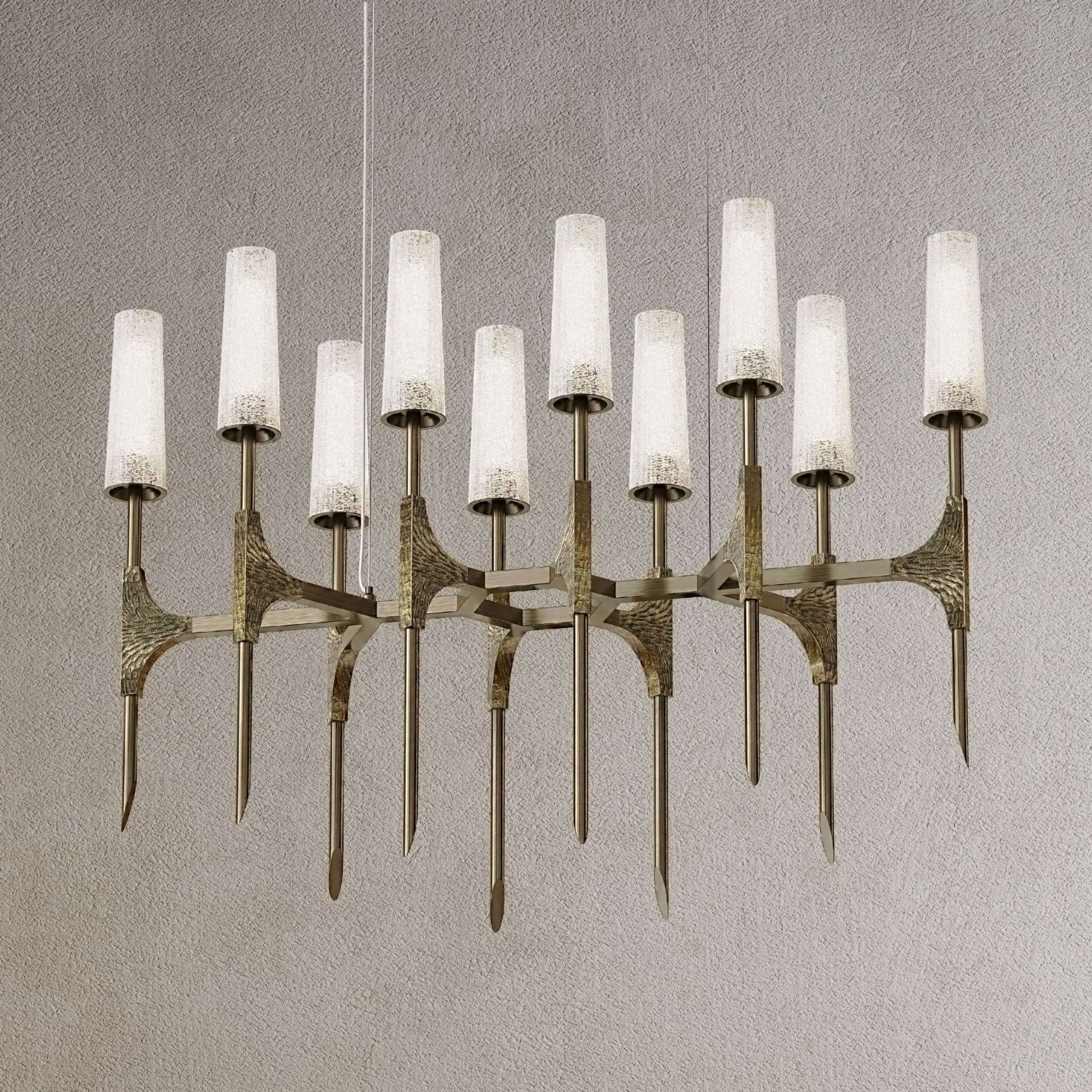 Torch Dining Table Chandelier