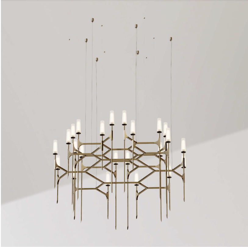 Torch Chandelier 3