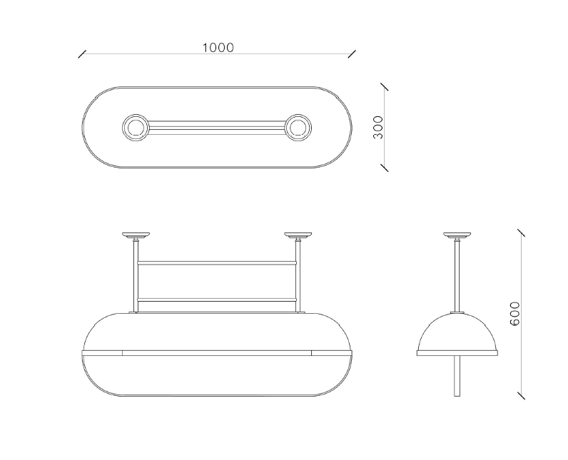 Metropolis Avize — technical drawing