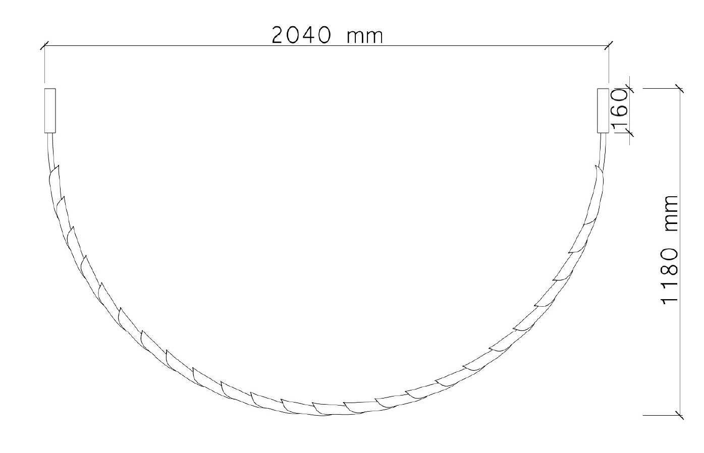 Pearl Chandelier 1 — technical drawing
