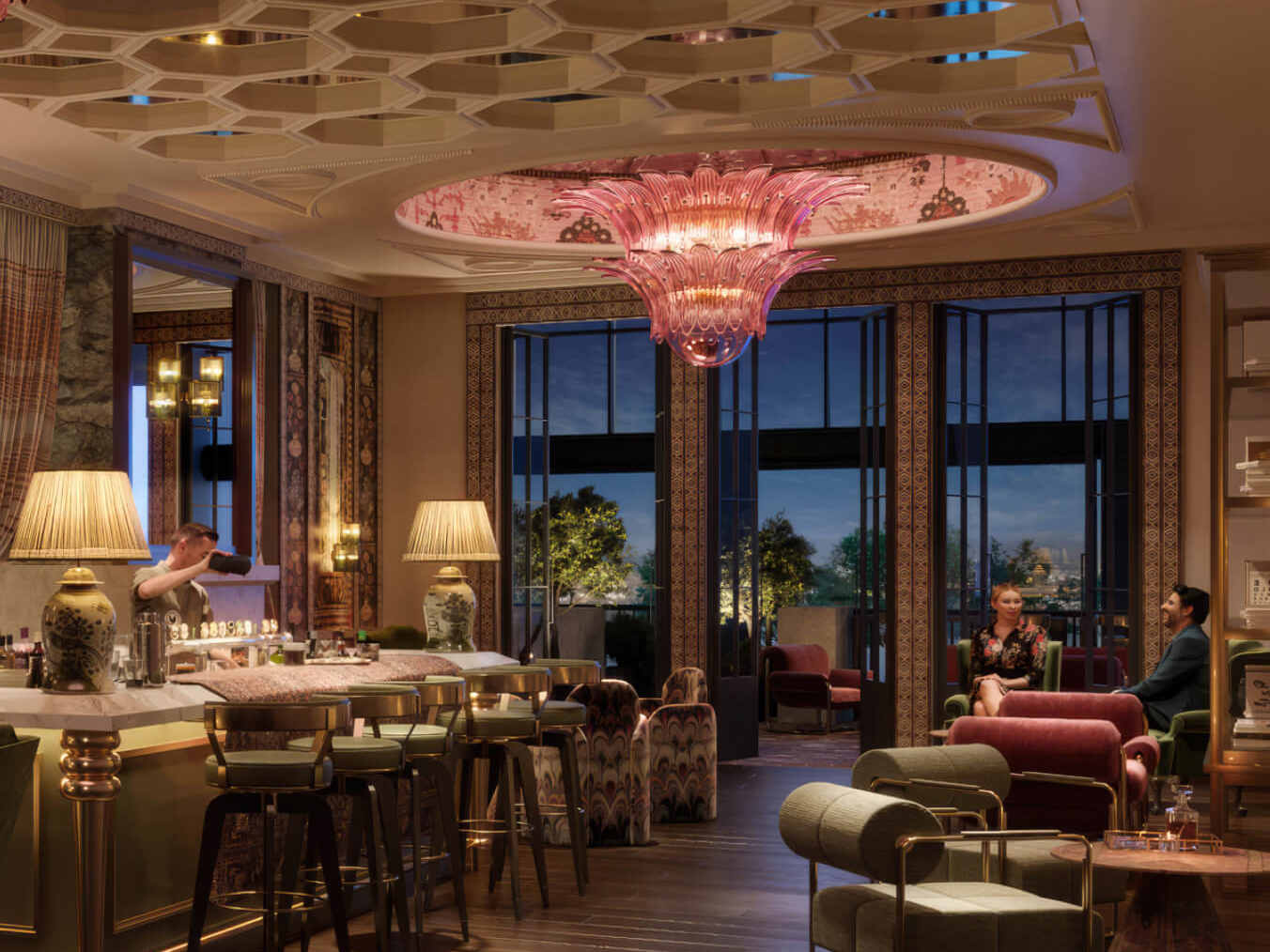 Waxy Design Studio Bespoke Waldorf Astoria Doha